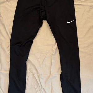 Nike drawstring Black Leggings